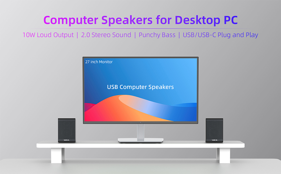 Computer Speakers for Desktop PC