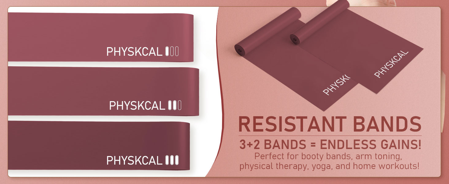 resistant bands for flexibility and mobility