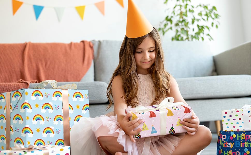 paper wrapping for birthday