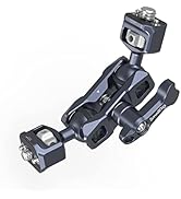 SmallRig Articulating Magic Arm with 3/8"-16 Locating Screw for ARRI and 1/4"-20 Screw (with Retr...