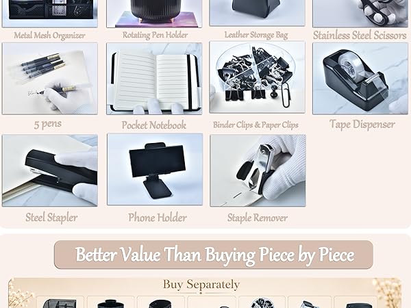 Black Desk Accessories