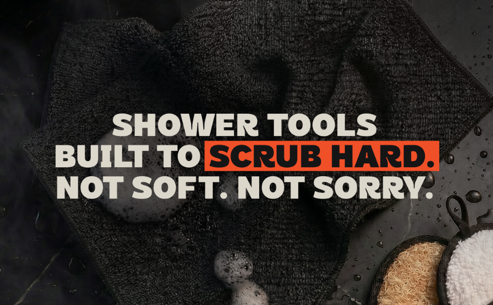 mens shower scrubber
