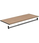 ClosetMaid Modular Storage Shelf and Hang Rod Kit, Honey