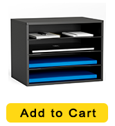 GDINDINFAN Wood Desktop Letter Tray File Organizer, Paper Storage Mail Sorter with 3 Adjustable D...
