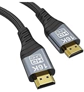 CHENLENIC 16K HDMI Cable, 96Gbps Ultra High Speed HDMI2.2 Cable 16K@30Hz 10K120Hz 8K@60Hz 4K@240H...