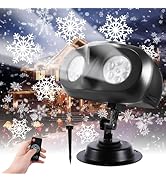Christmas Snowflake Projector Lights Outdoor with Owl-Shaped, Timing Mode, IP65 Waterproof LED Ch...