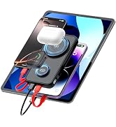 Magnetic Wireless Charging Station for Apple Multiple Devices 10000mAh Portable Charger with Fast...