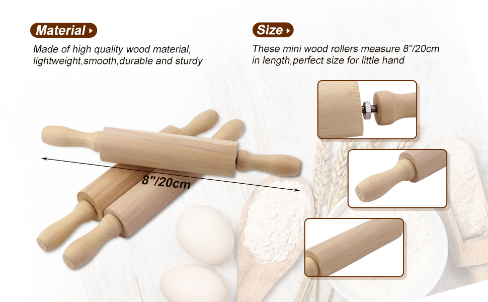 Made of high quality wood material,lightweight,smooth,durable and sturdy