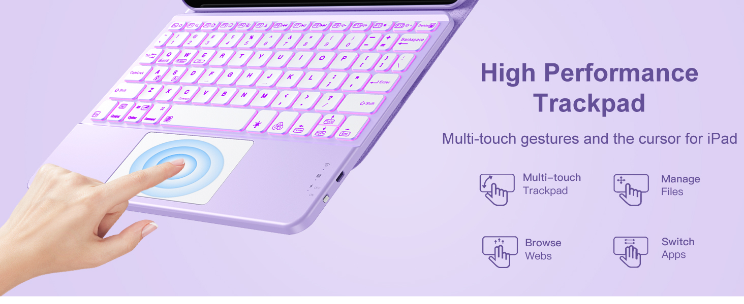 ipad air 4th generation case with keyboard