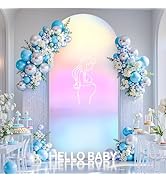 Silver White Arch Cover 7.2ft Sequin Sparkly Birthday Party Arch Backdrop Cover Spandex Fitted Sh...