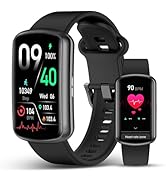 SOUYIE Smart Watch Fitness Trackers for Men Women, 1.47? HD Curved Screen, 24/7 Heart Rate/SpO2/ ...