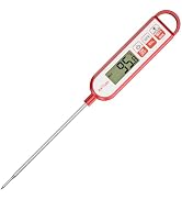 Digital Instant Read Meat Thermometer Kitchen Cooking Food Candy Thermometer for Oil Deep Fry BBQ...