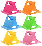 Cell Phone Stand, 6 Pack Tablet Stand Adjustable, Universal Foldable Multi-Angle Pocket Phone Sta...