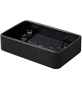 Cretkhp PU Leather Valet Tray Organizer, Small Nightstand Organizer Bedside Desktop Storage for W...