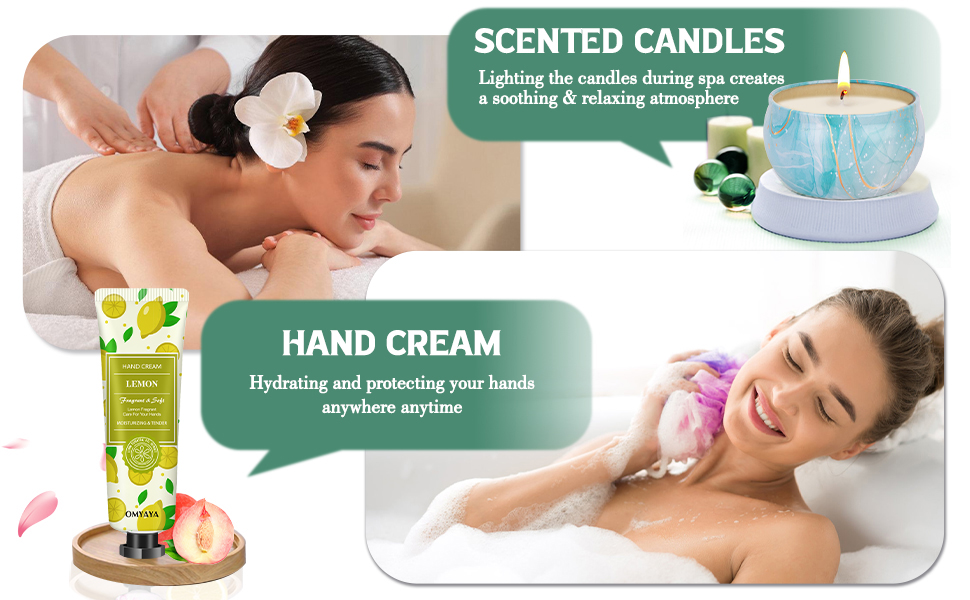 candle gift set for women