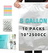 10pcs 5 gallon mylar bag