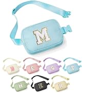YOOLIFE Initial Belt Bag - Crossbody Bags Women - Fanny Packs for Women Cross Body Bag Blue Small...