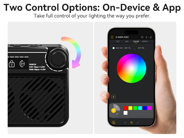 On-Device & App Control