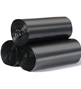 KAshack 8 Gallon tall kitchen trash bags 50 Count Large garbage bags with drawstring Ultra Strong...