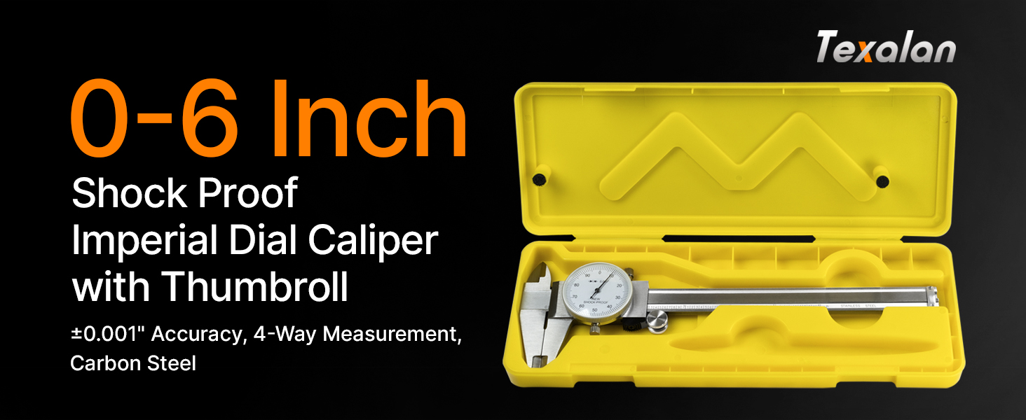6" dial caliper