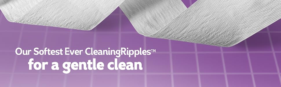 Cottonelle Ultra Soft toilet tissue has our softest ever CleaningRipples for a gentle clean