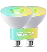 Govee PAR38 Flood Light Bulbs, 1300Lm Flood Lights Outdoor with IP65 Waterproof, Smart Light Bulb...