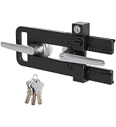 AST Double Door Lockout Device, French Door Reinforcement Lock with 3 Keys, Lockout to Double Doo...