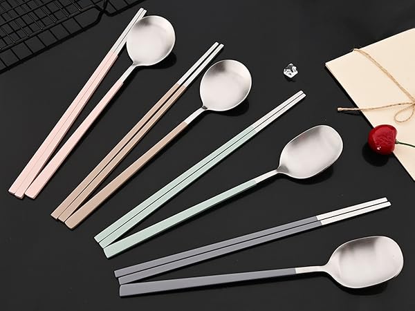 chopsticks spoons set