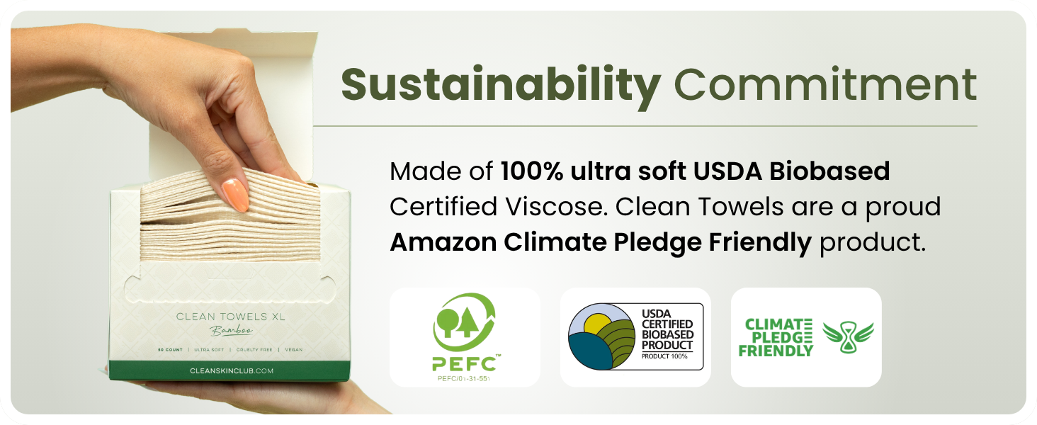 Made of 100% ultra soft USDA Biobased Certified Viscose