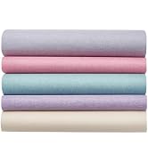 CRASPIRE 10 Sheets 5 Color 13.7 x 11.8 Inch Book Cloth Books Binding Cover Bookbinding Fabric Sur...