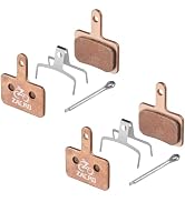 Zacro 2/4 Pairs Bike Brake Pads, Ceramic Bicycle Disc Brake Pads Fit for Tektro Shimano TRP Deore...