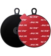 pop-tech Adhesive Dashboard Mounting Disk: 95mm Dash Pad Mount Disc for Suction Cup & Vacuum Phon...