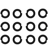 ZLLITONS 12 sets of 3/8" Impact Retaining Ring,Square Drive Socket Retainer Ring Clip with O-Ring...