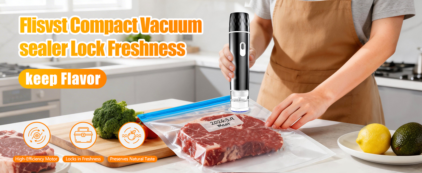 compact vacuum sealer for food