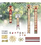 Naler 145PCS Christmas Crafts for Kids Adult, Christmas Ornaments Kit, Personalized Christmas Orn...