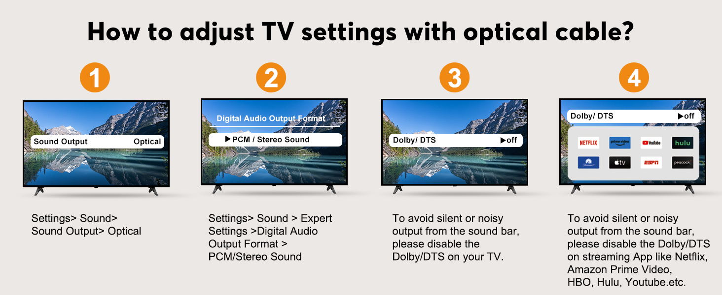 sound bar with optical input