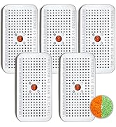 Wisesorb 40 Gram Pack of 5 Silica Gel Canister, Gun Safe Dehumidifiers (Orange to Green), Reusabl...