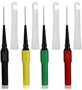 BOCEUC Piercing Clip Test Probe, 0.7mm Test Probe Pins, Non-Destructive Insulation Wire Piercing ...