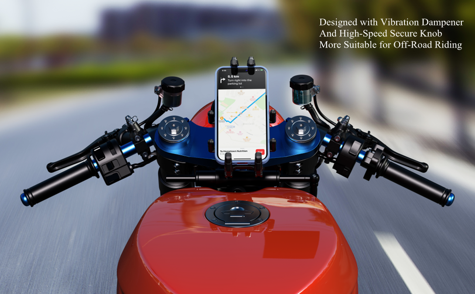 Motorcycle phone mounts that are more suitable for off-road riding