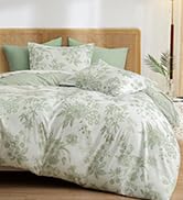 PHF Ultra Soft Paisley Duvet Cover King Size, Printed Bedding Set 3 Pieces, Comfy Farmhouse Patte...
