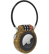 UP Security Lockable AirTag Holder with Combination Lock, Metal AirTag Lock Case Compatible with ...