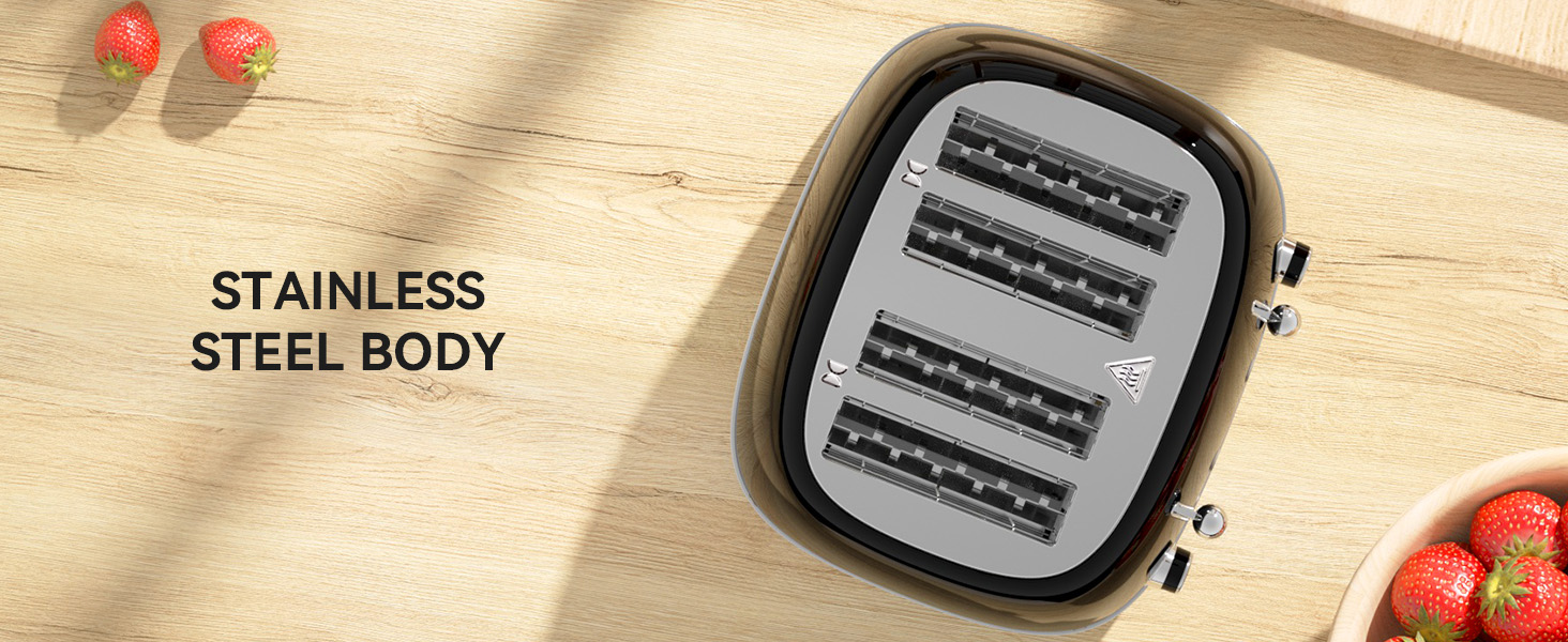 retro toaster 4 slice
