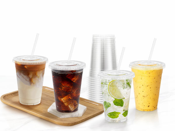 plastic cups with lids