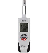 Lancoon Digital Psychrometer, Mini Portable Thermo-Hygrometer Temperature Humidity Meter with Dew...