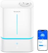 GoveeLife Smart Humidifiers for Bedroom, 4.5L Cool Mist Air Humidifiers with Scent Diffuser & Nig...