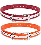 PaiPaitek Shock Collar Replacement Strap for Most of Training Collar, 3/4 Inch Dog Collar Replace...