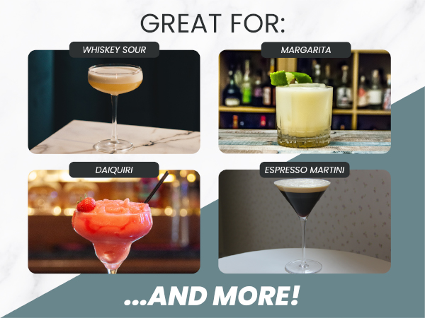 Use our weighted drink shakers cocktail set to make an endless variety of drinks