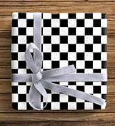 ZINTBIAL Race Car Wrapping Paper for Kids Birthday - Flames, Checkered Flags, Colorful Racing Car...