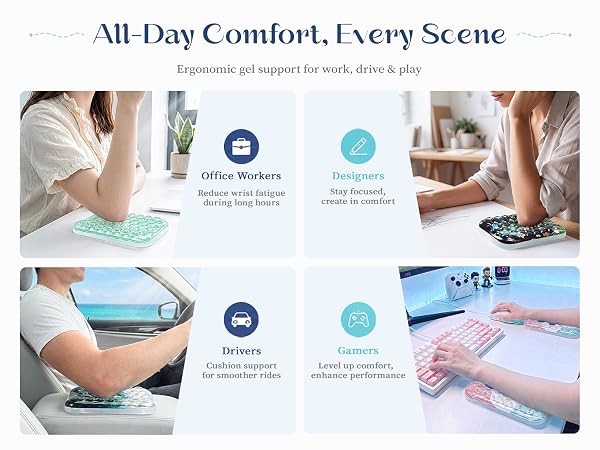 Ergonomic Keyboard Elbow Rest Pad