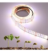 FOSUO 6.6FT LED Plant Grow Light, 840LEDs Full Spectrum Grow Lamp with High PPFD, 24V 55W Cuttabl...